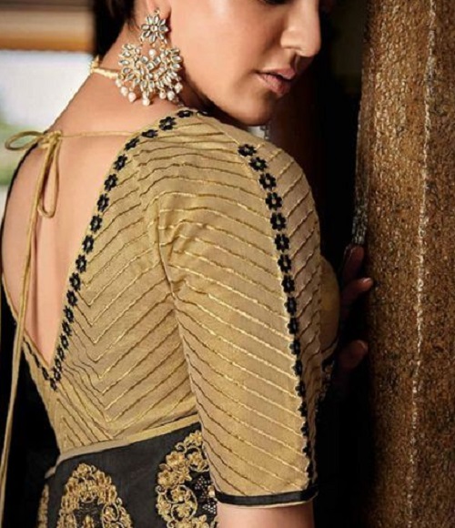 Silk designer Blouse with sarees