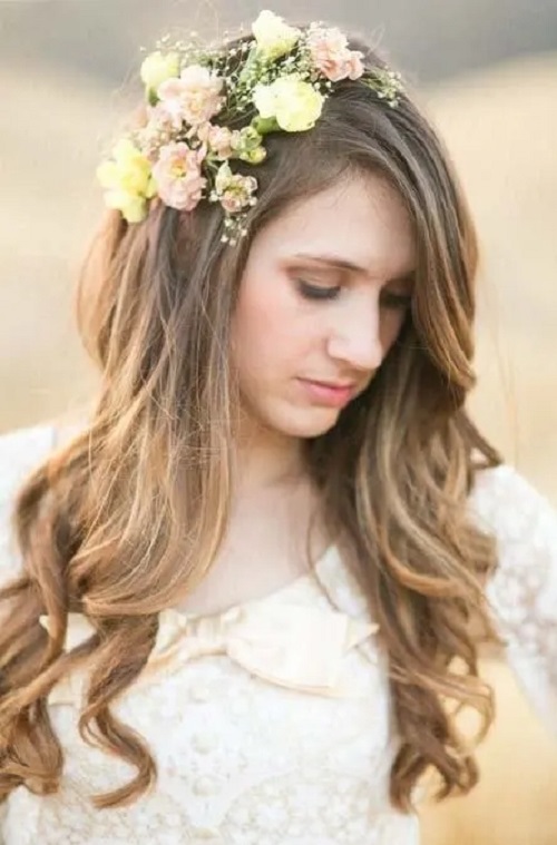 Simple and quick Hairstyle for brides