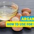 argan oil for hair how to use