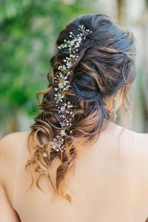 Messy Braided Wedding Hairstyle