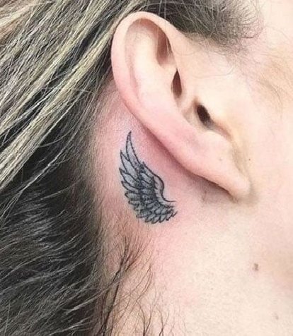 Angle Wing Tattoo