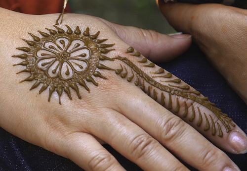 Back Henna Design