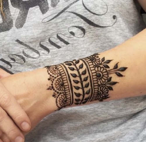 Bracelet Tattoo Mehndi Design