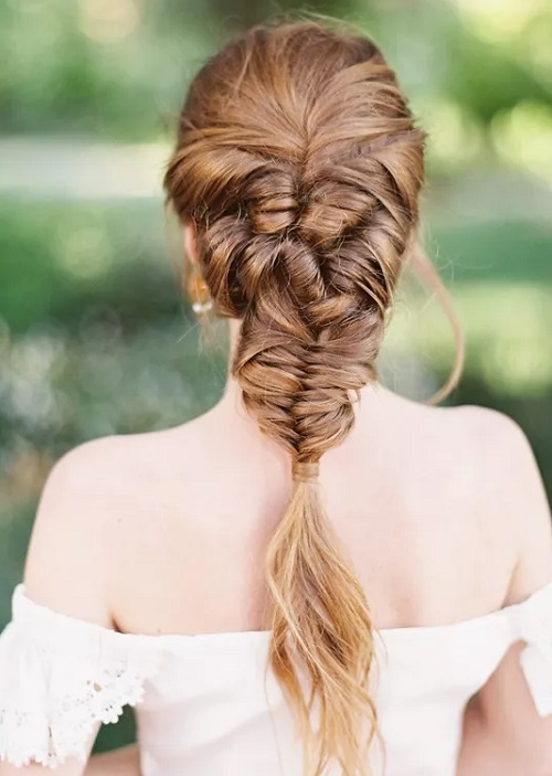 Braided Fishtail Braided Hair