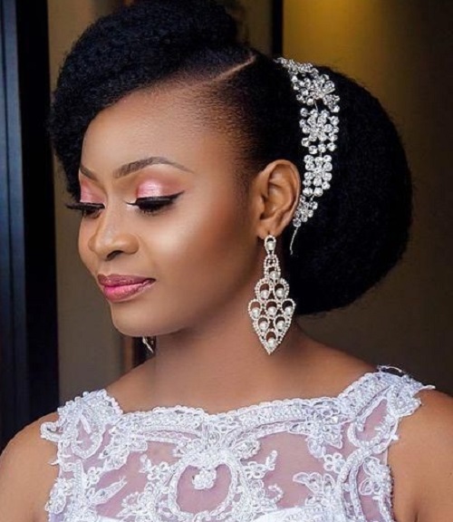 Bridal Hairstyle For Wedding For African Hair