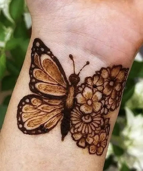 Butterfly Wrist Tattoo