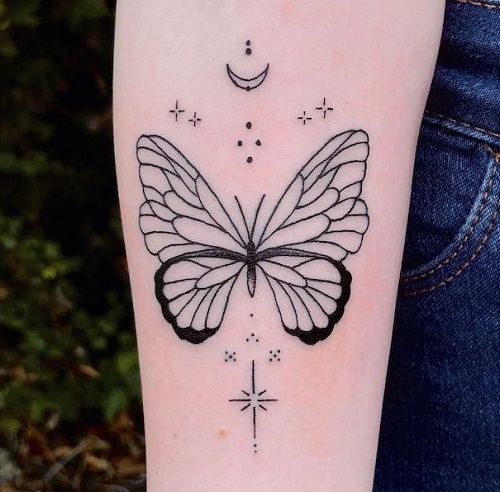 Butterfly tattoo Idea