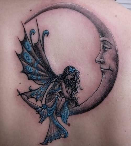 Dark Fairy Moon Design