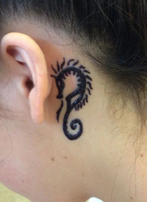 Dark Inked Dragon Tattoo