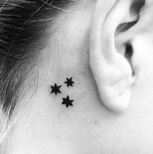 Dark Shaded Star Tattoo