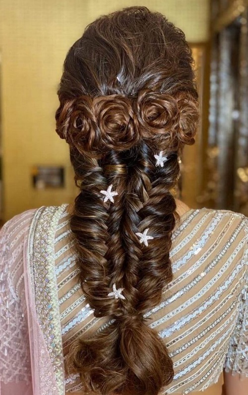 Double Braided Bridal Hairstyle