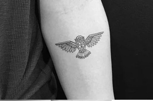 Easy Owl Tattoo