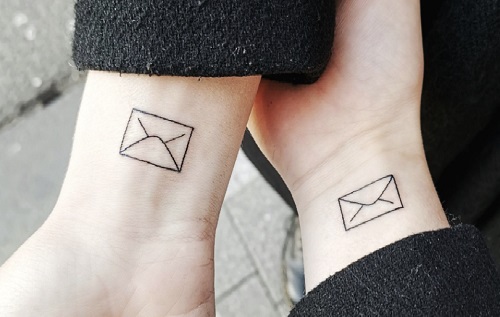 Envelop Matching Tattoo