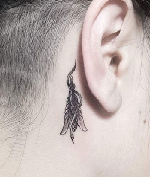 Feather Pattern Tattoo