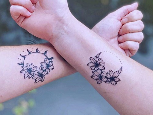 Floral Charm Tattoos
