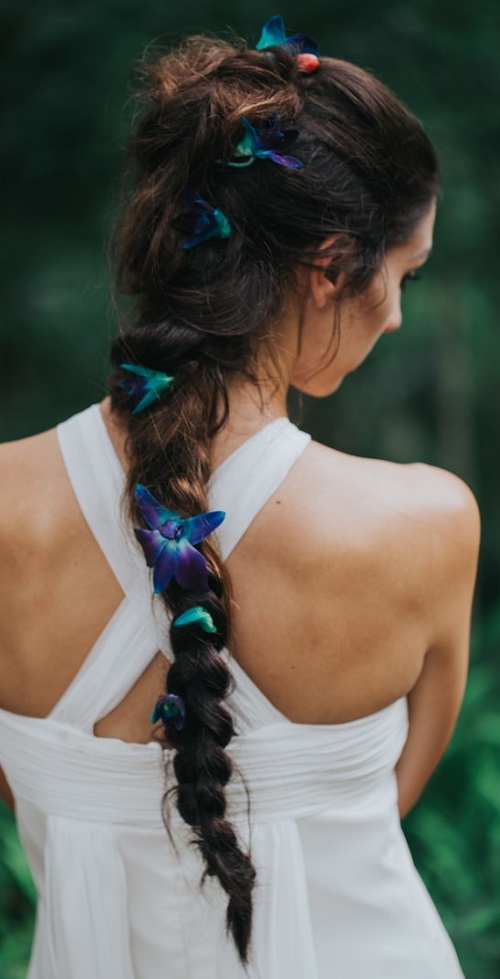 French Messy Braided Hair