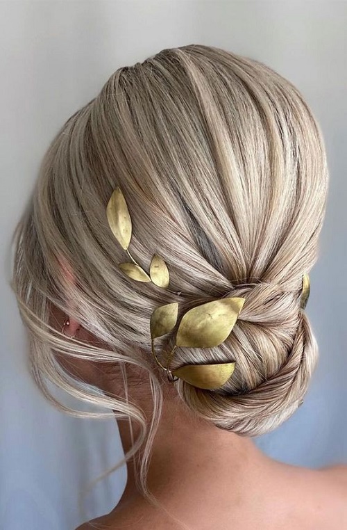 Hair Jewelry Pouf Bun