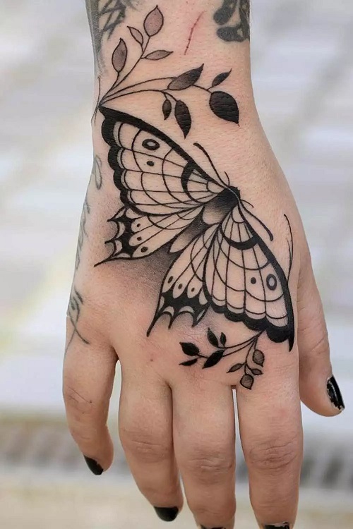 Hand tattoo