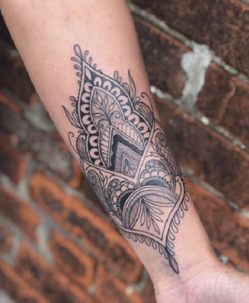 Inner Wrist Tattoo Mehndi