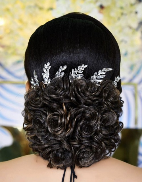 Intricate Flower-Resembling Bun