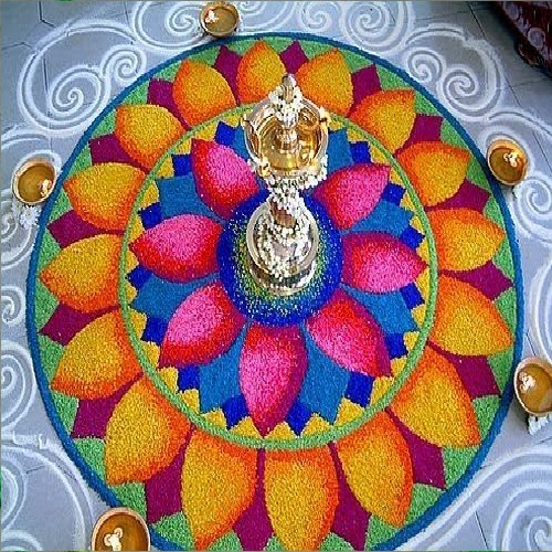 Kalash Painting Rangoli Design