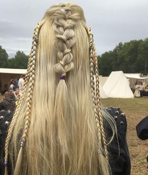 Mohawk Style Viking Hair