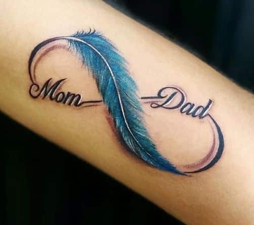 Mom And Dad Infinity Tattoo
