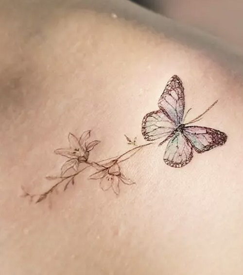 Nature inspired tattoo