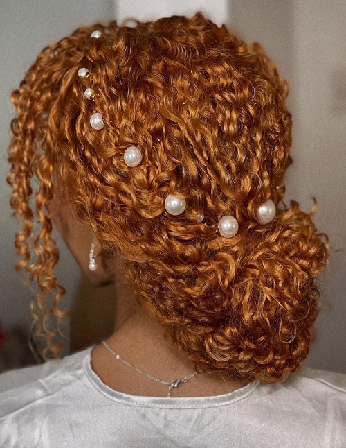 Pearl Embellished Hairstyle