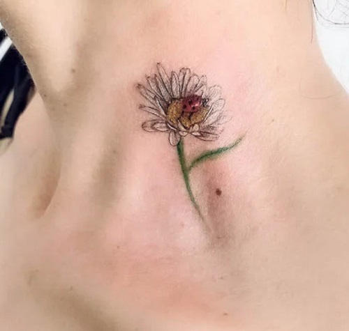 Small Daisy Tattoo