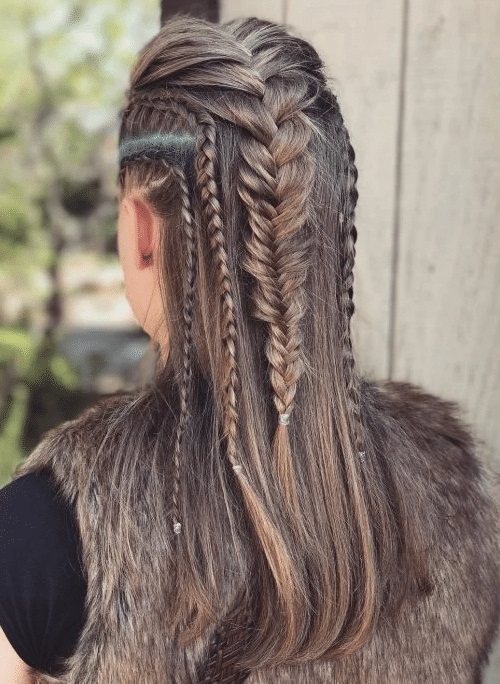 Small Side Braids French Top Braid