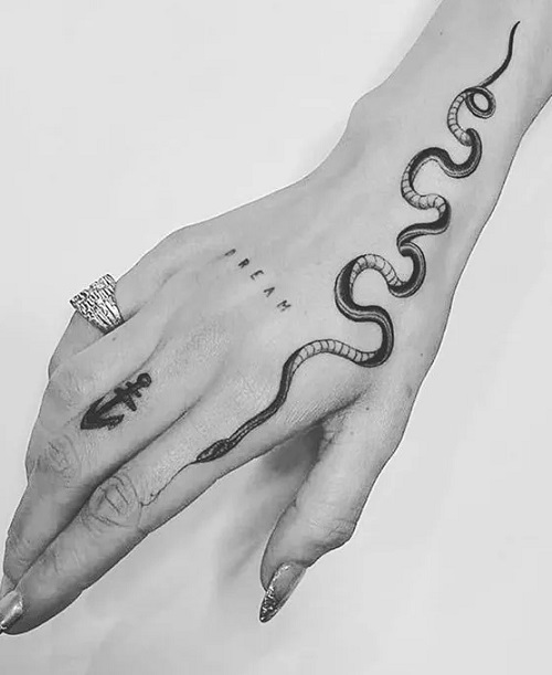 Snake Tattoo For Men
