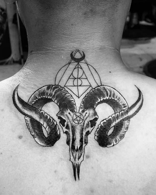 Stag Horn Tattoo