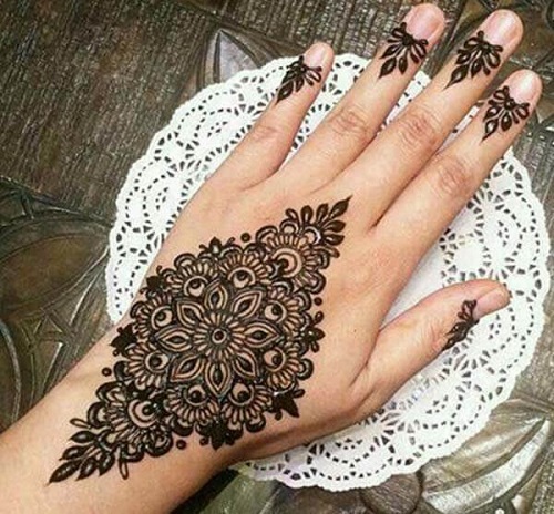 Stylish Intricate Tattoo Mehndi