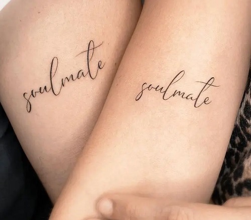 Text Quote Matching Tattoos