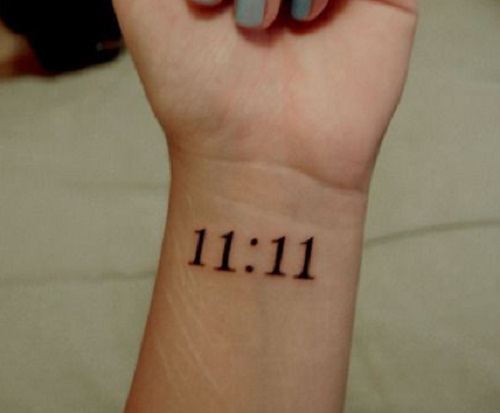 Time Stamp Tattoo