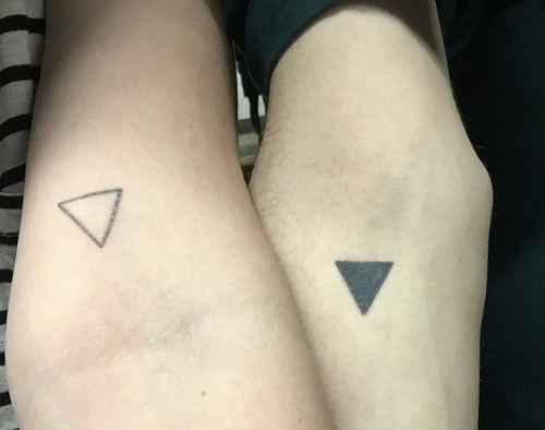 Triangular Tattoo Design