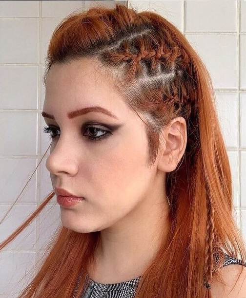 Viking Style Hair For Red Head