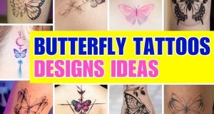 Back Butterfly Tattoo design