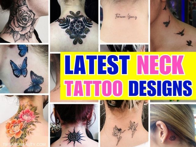 Neck Tattoo For Women