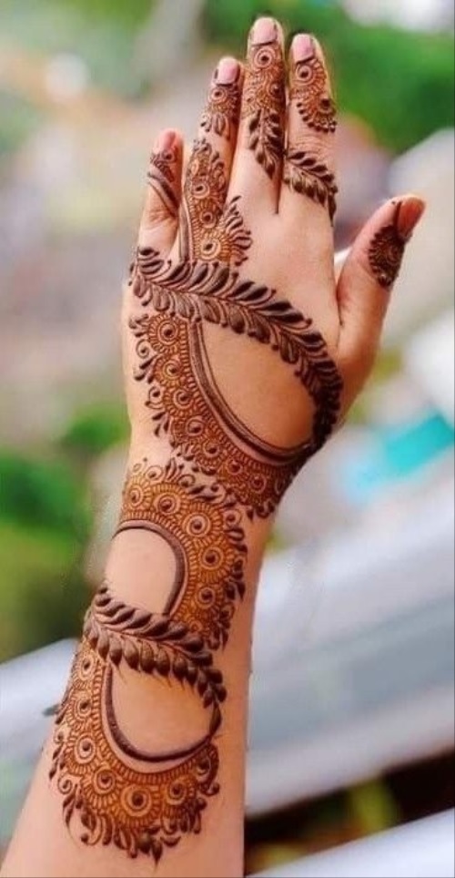 Floral Professional Karwa Chauth Mehndi