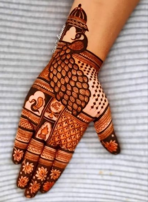 Floral Stylish Modern Mehndi Pattern