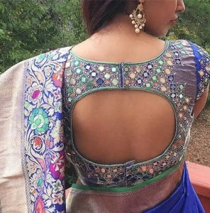 Latest 50 Back Side Saree Blouse Ideas and Designs (2024) - Tips and Beauty